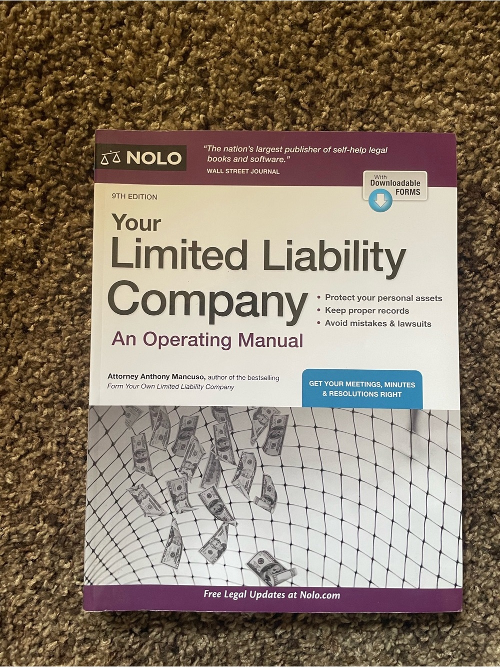 NOLO Your Limited Liability Company An Operating Manual - White & Purple Cover